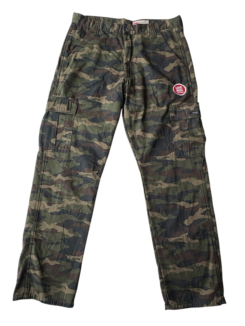Wrangler Camo Fleece Lined Cargo Pants